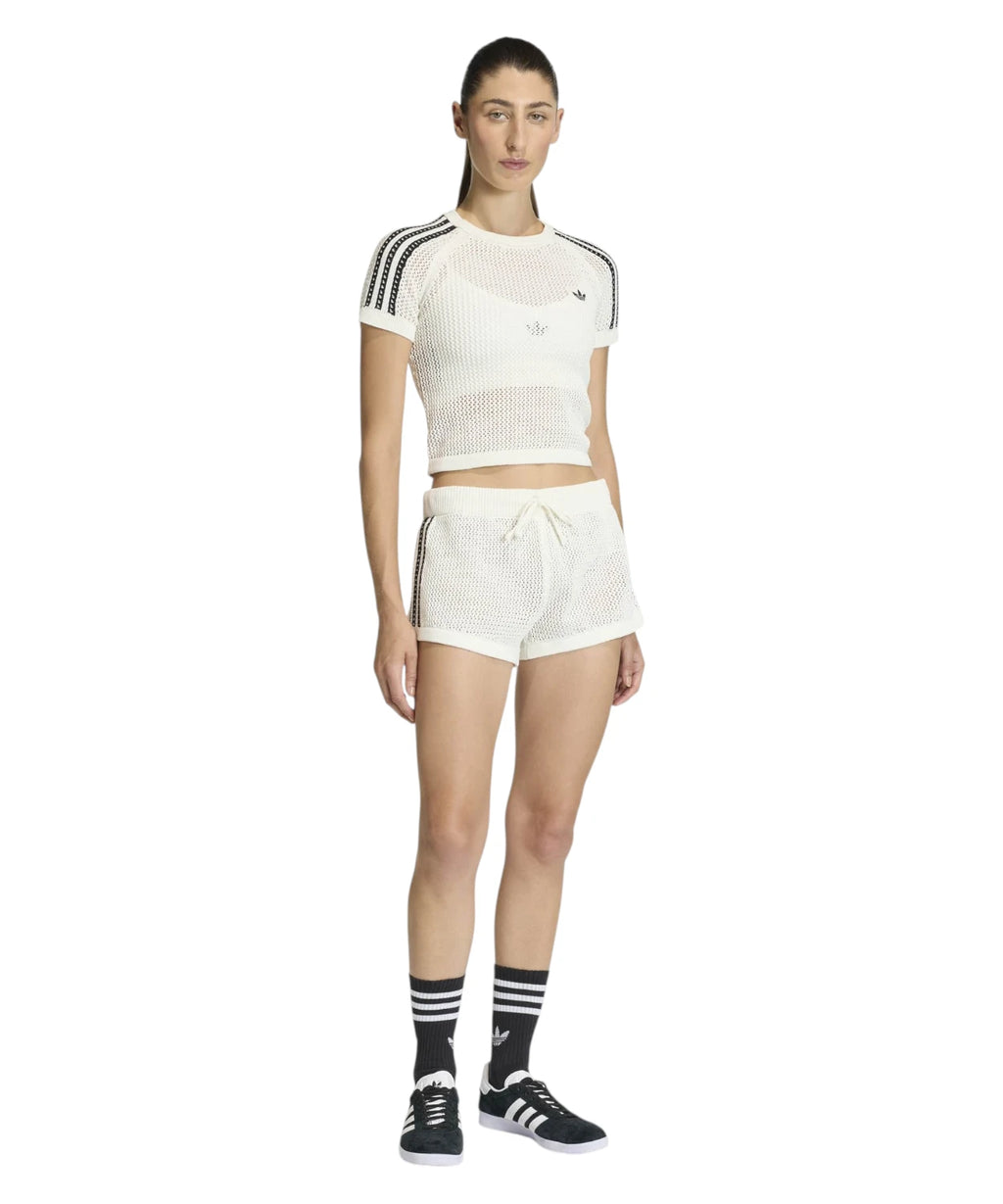 T-shirt femme adidas Knitted Crochet Cali