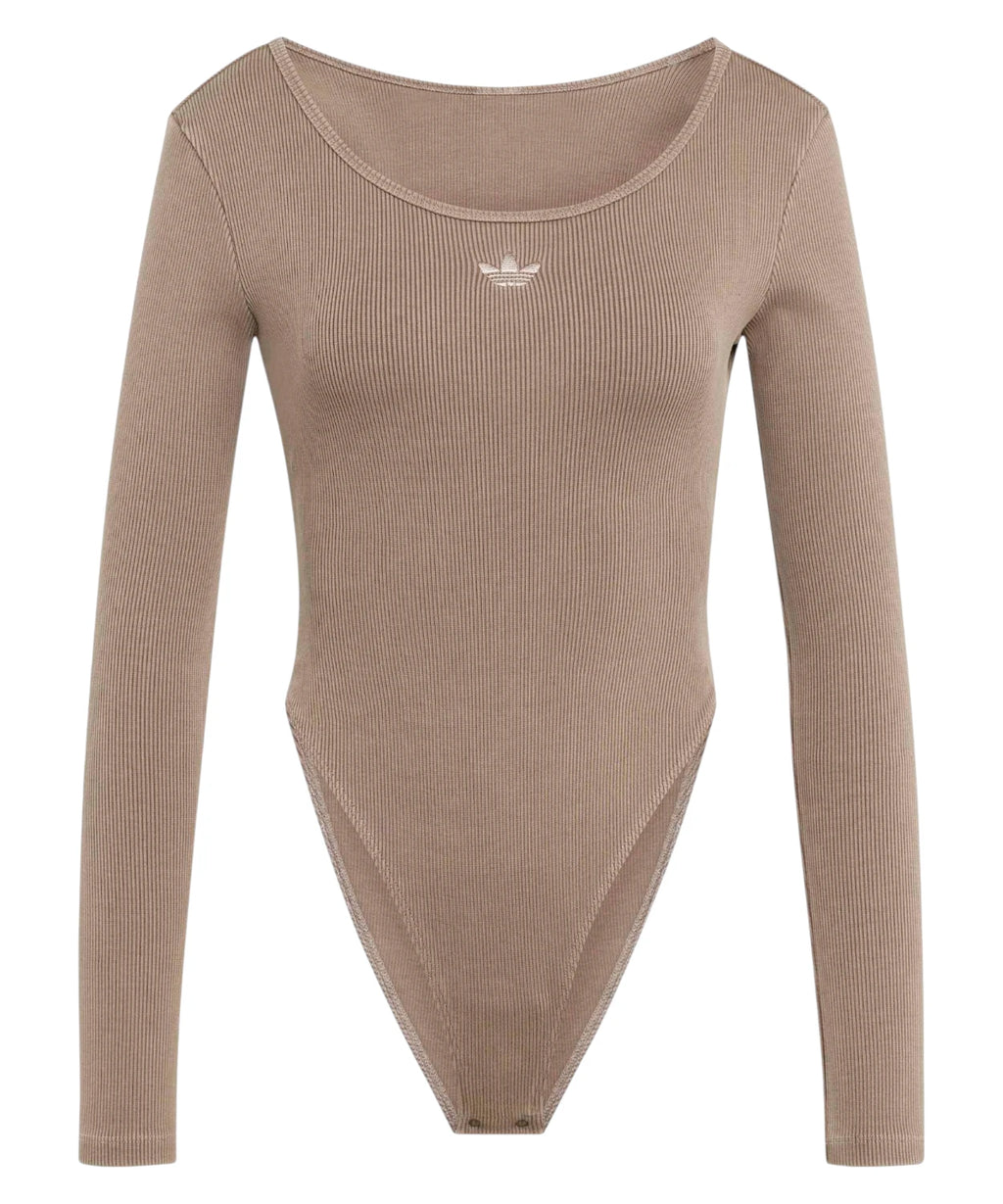 Body adidas Essentials côtelé lavé manches longues