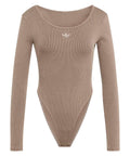 Body adidas Essentials côtelé lavé manches longues