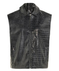 Gilet Pleather Adidas Originals in Stampa Cocco