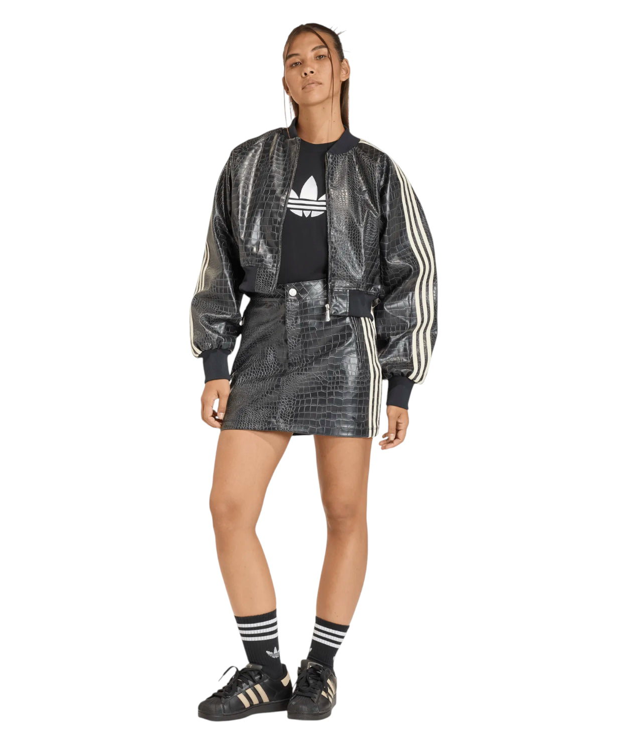 Giacca pleather Adidas Originals