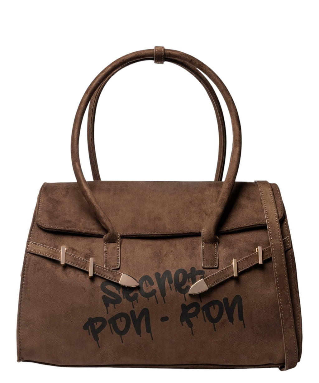 Secret Pon Pon Keyla L Sac à main en daim
