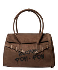 Secret Pon Pon Keyla L Sac à main en daim