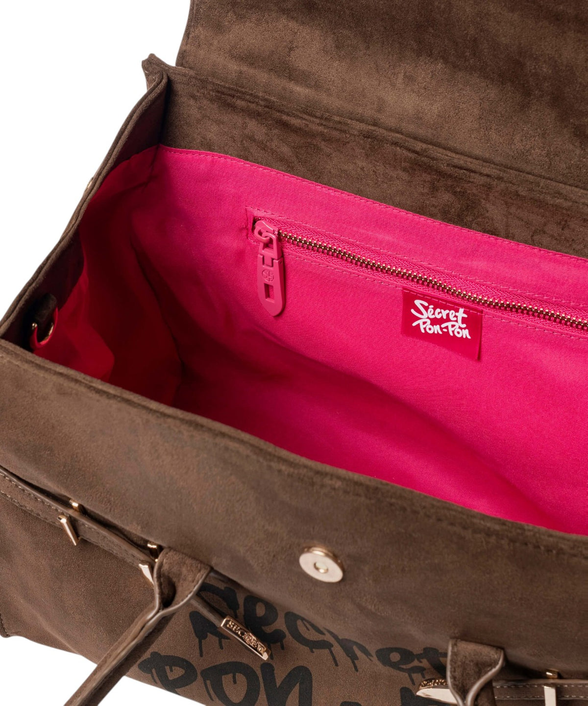 Secret Pon Pon Keyla L Sac à main en daim