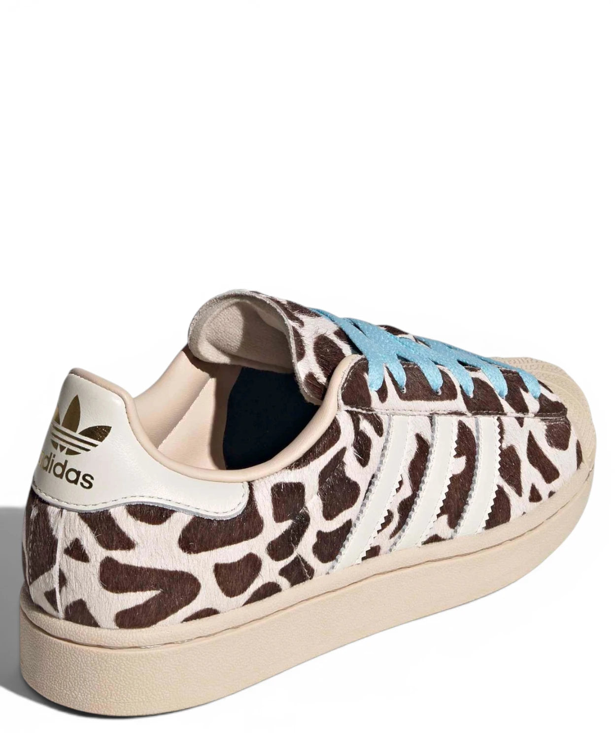 Baskets Adidas Superstar II à imprimé vache