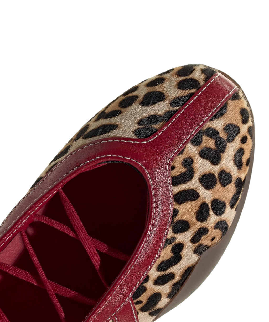 Ballerines Adidas Taekwondo en cuir de veau velours