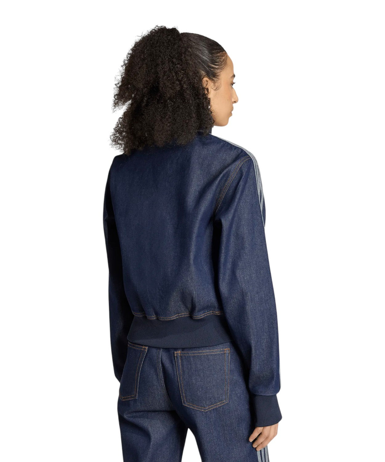 Veste Adidas Firebird Denim pour un style casual et sportif