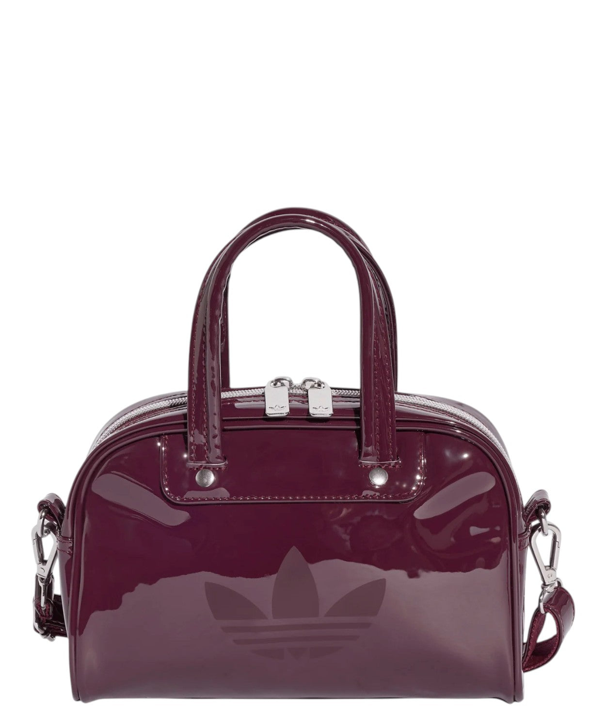 Sac Mini Bowling Adidas à bandoulière en vernis brillant