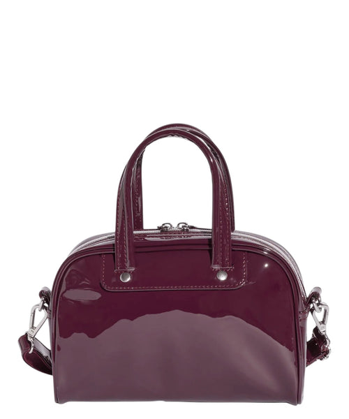 Sac Mini Bowling Adidas à bandoulière en vernis brillant