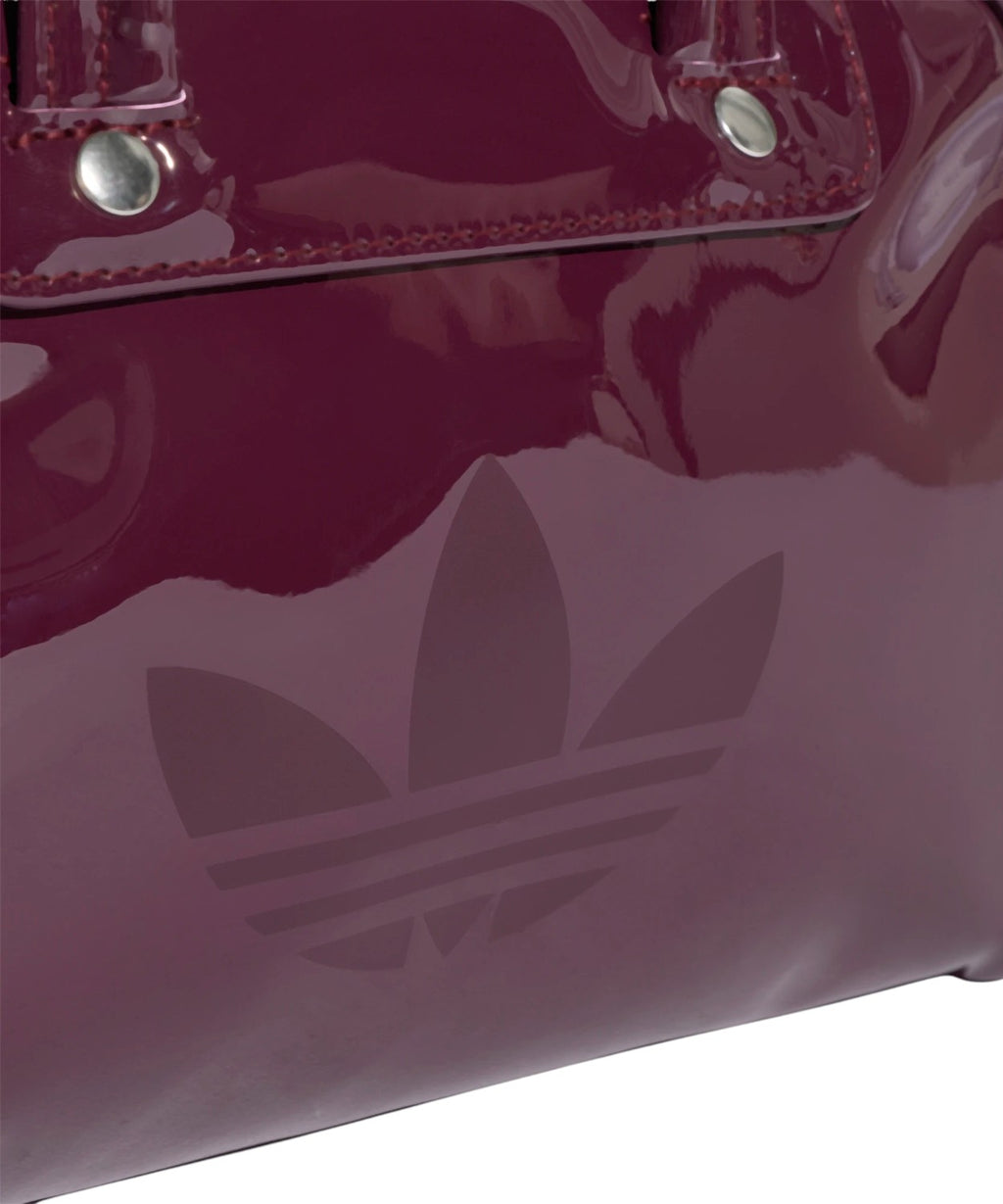 Sac Mini Bowling Adidas à bandoulière en vernis brillant