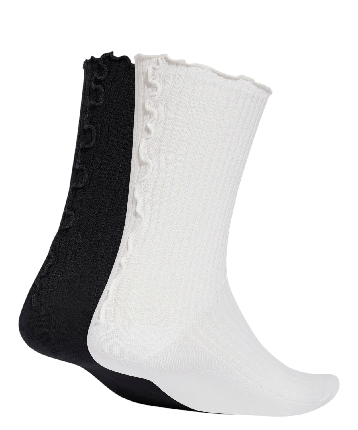 Calze donna con volant adidas Ruffle Crew 2 Paia
