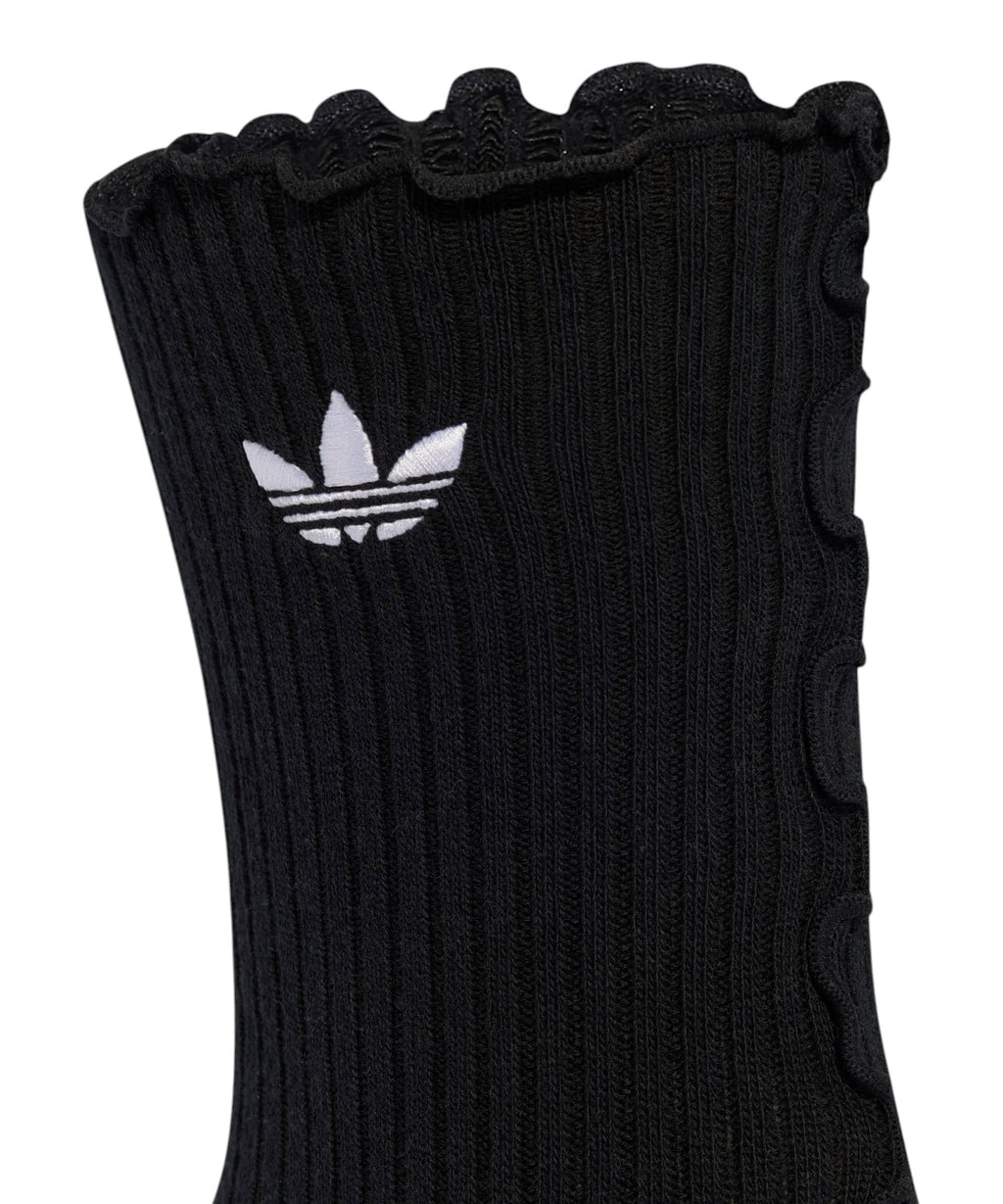 Calze donna con volant adidas Ruffle Crew 2 Paia
