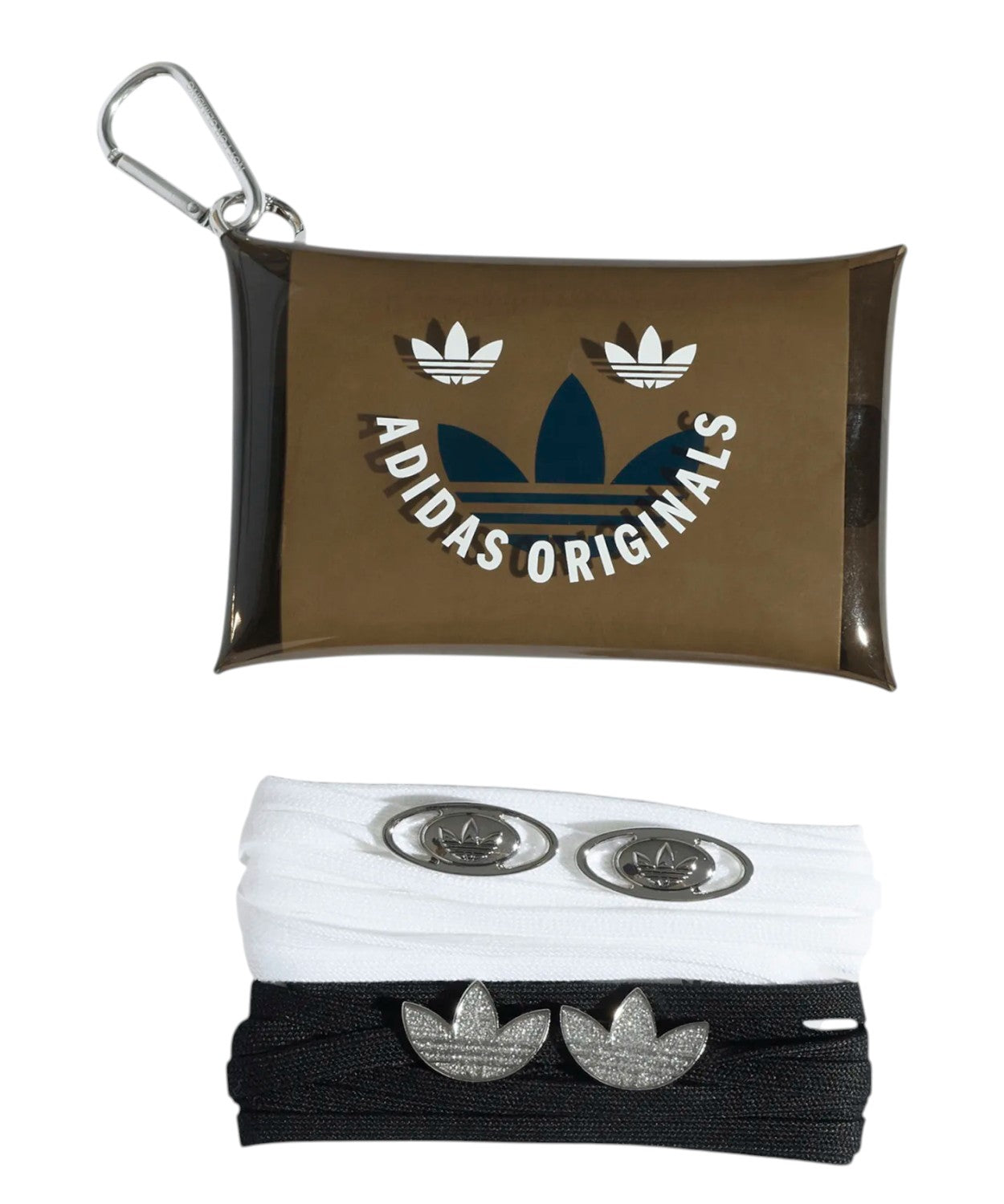 Set de lacci adidas Originals avec charm Trefoil