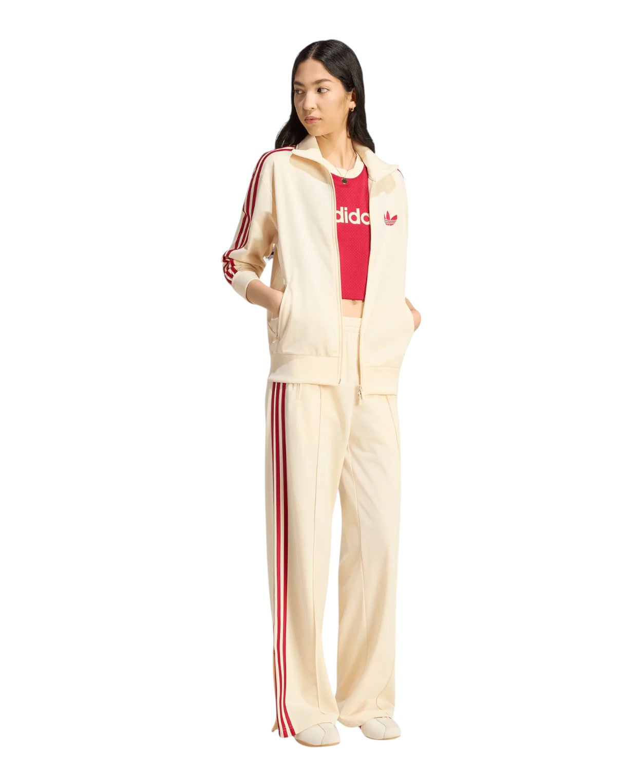 adidas firebird veste de survêtement ample adicolor felpa