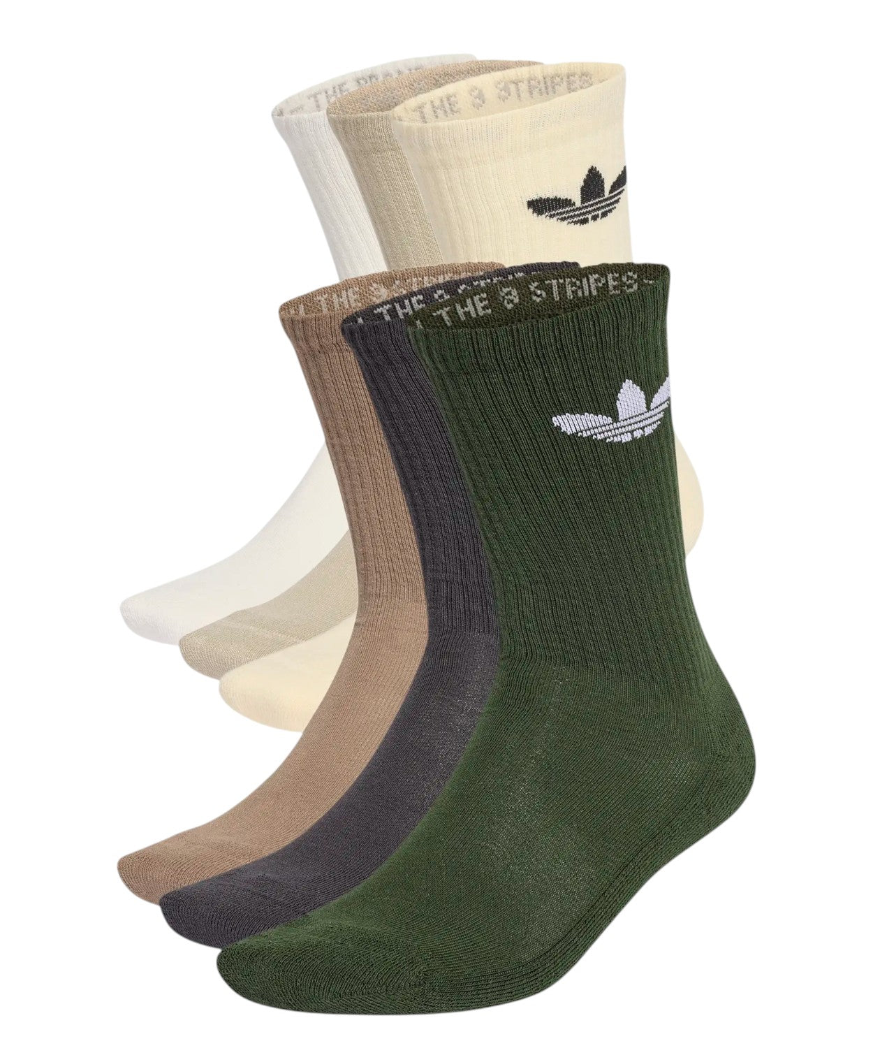 adidas Originals Chaussettes Crew avec Coussinets Lot de 6 Paires