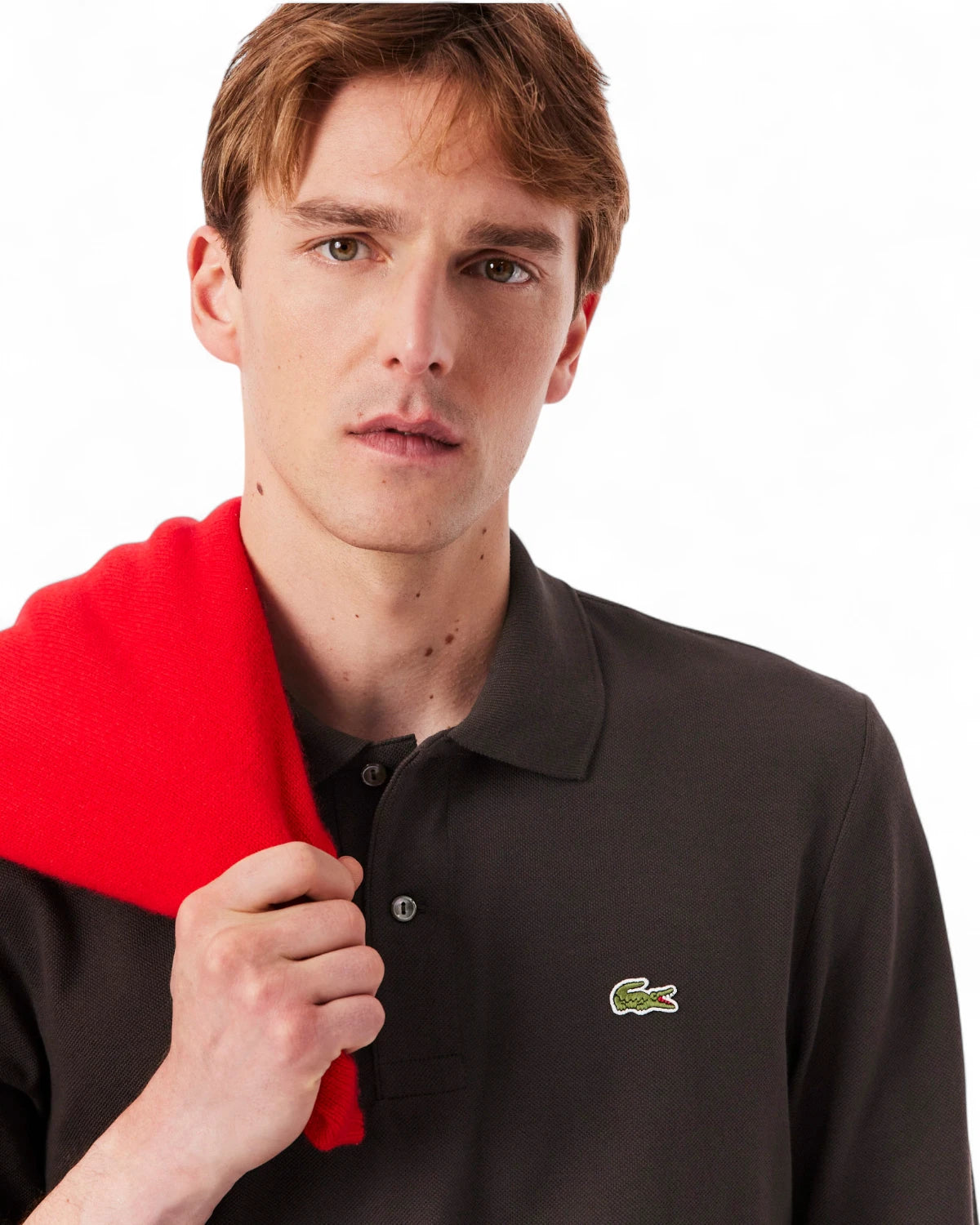 Polo Maniche Lunghe Piqué-LACOSTE-Polo-Vittorio Citro Boutique