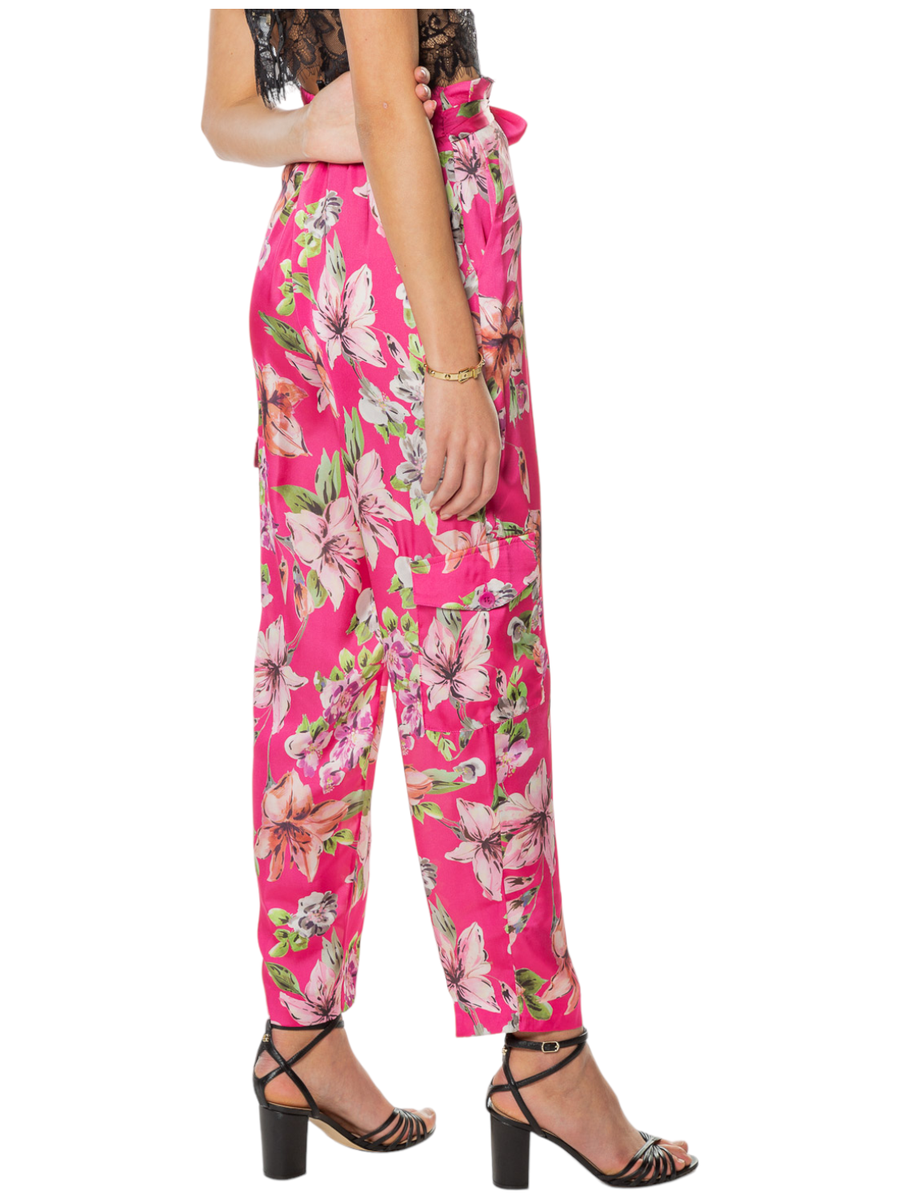 Pantaloni floreali-Liu-Jo-Pantaloni-Vittorio Citro Boutique