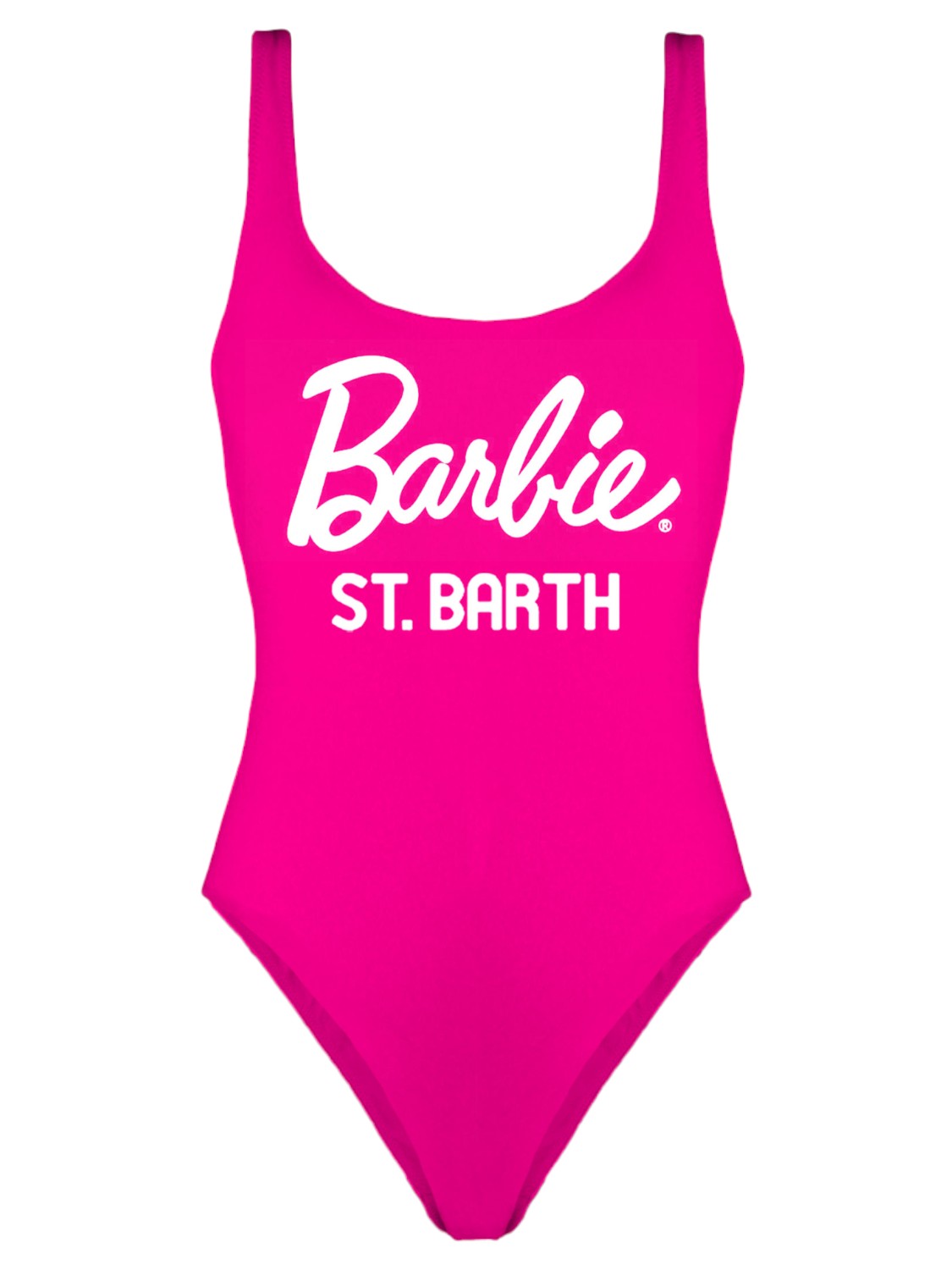 Costume Intero Barbie Saint Barth - Rosa Brillante-Mc2 Saint Barth-Costumi da bagno-Vittorio Citro Boutique