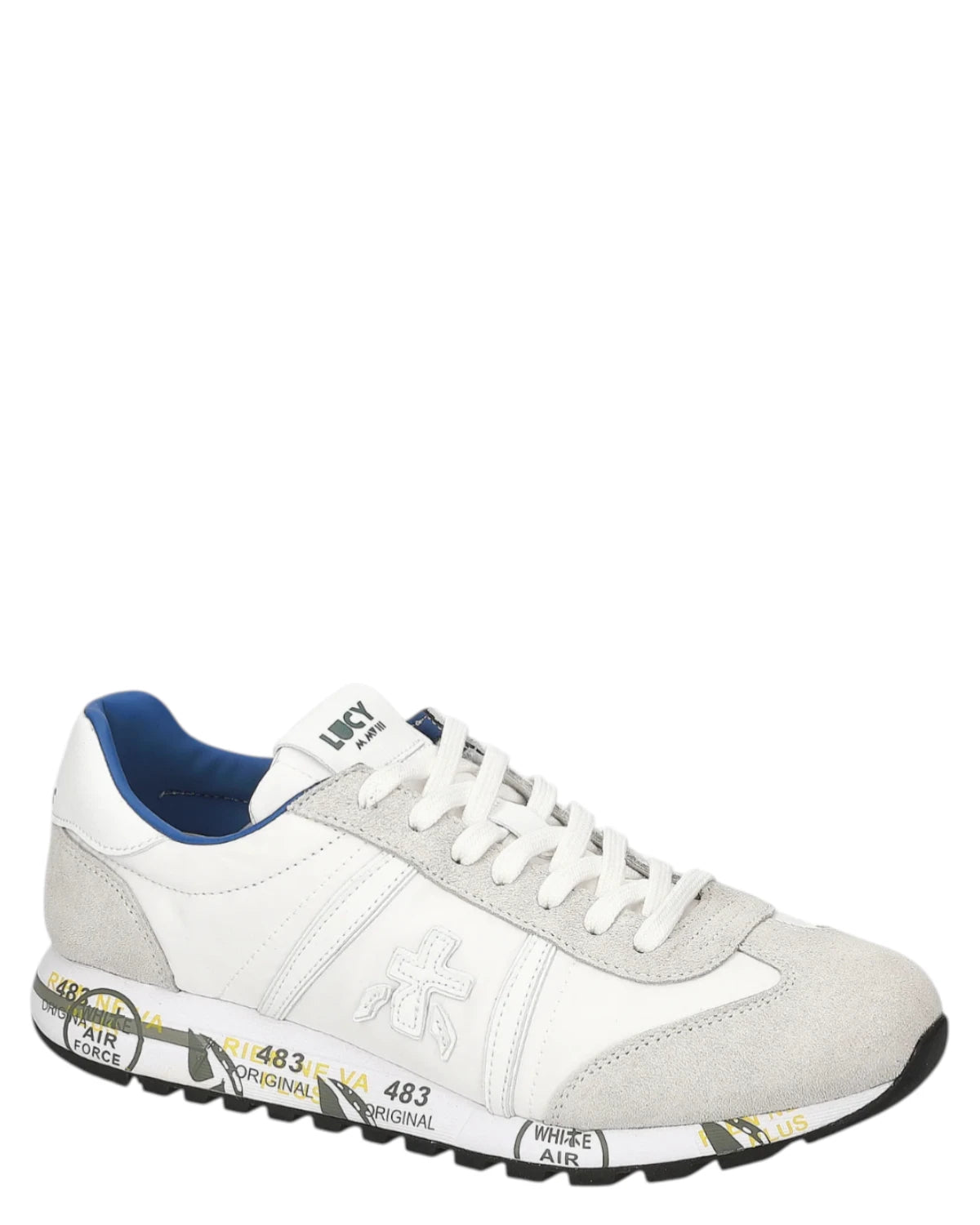 Premiata Lucyd 6915 Sneakers in Tessuto e Suede con Suola EVA 3 cm
