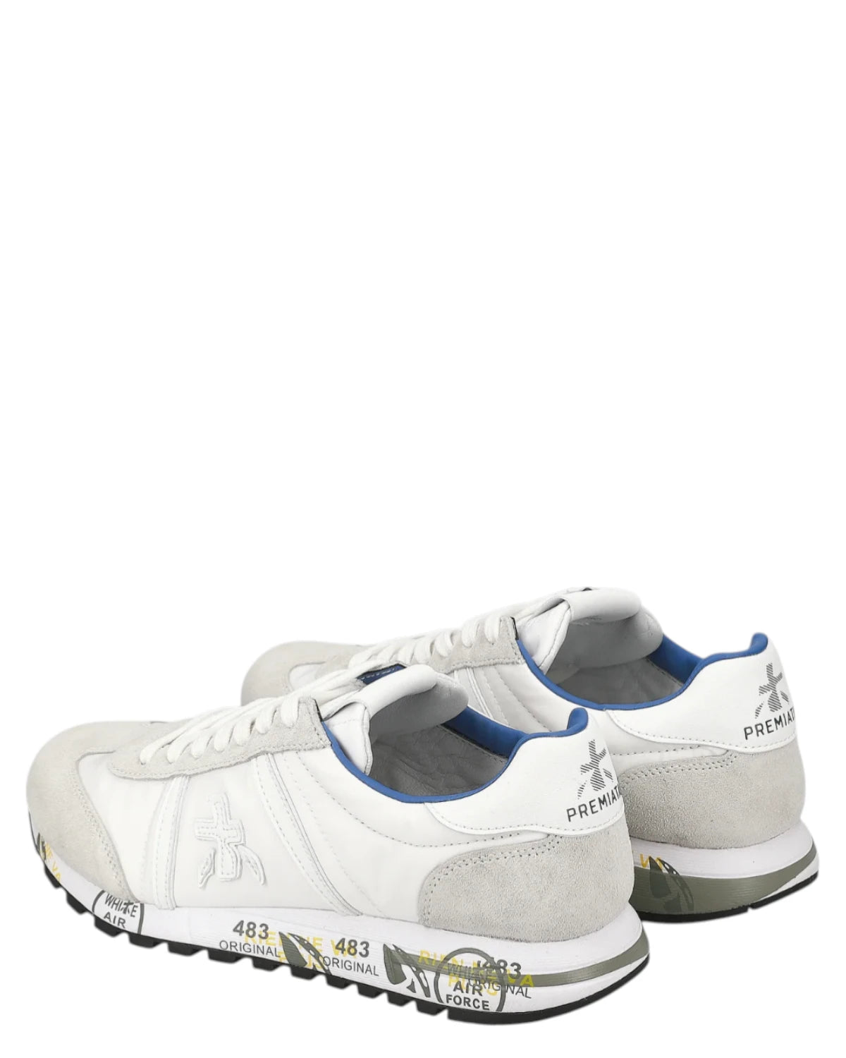 Premiata Lucyd 6915 Sneakers in Tessuto e Suede con Suola EVA 3 cm