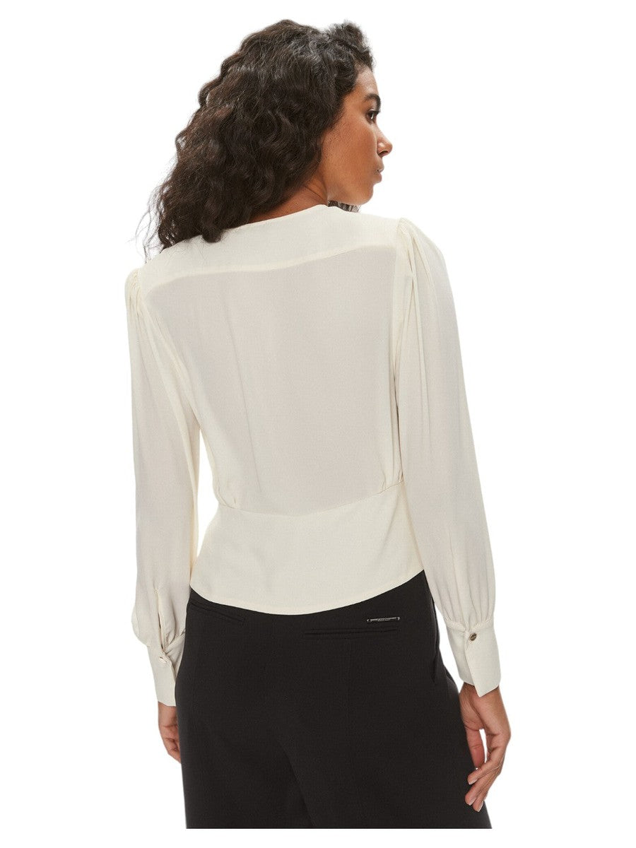 Blusa Elegante in Georgette con Scollo a V-Liu-Jo-Camicie-Vittorio Citro Boutique