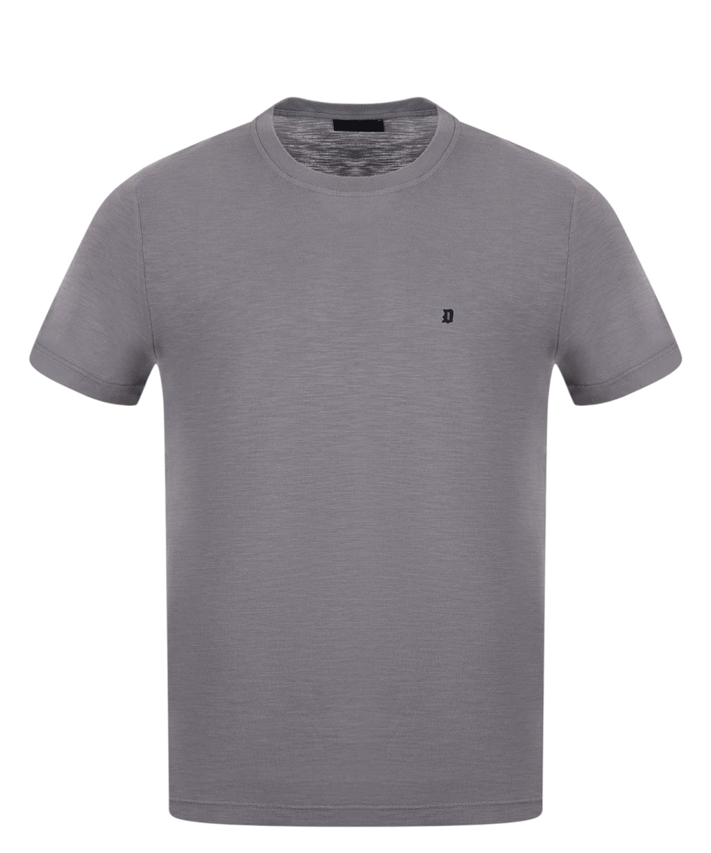 T-shirt Dondup Homme Fumé avec Logo