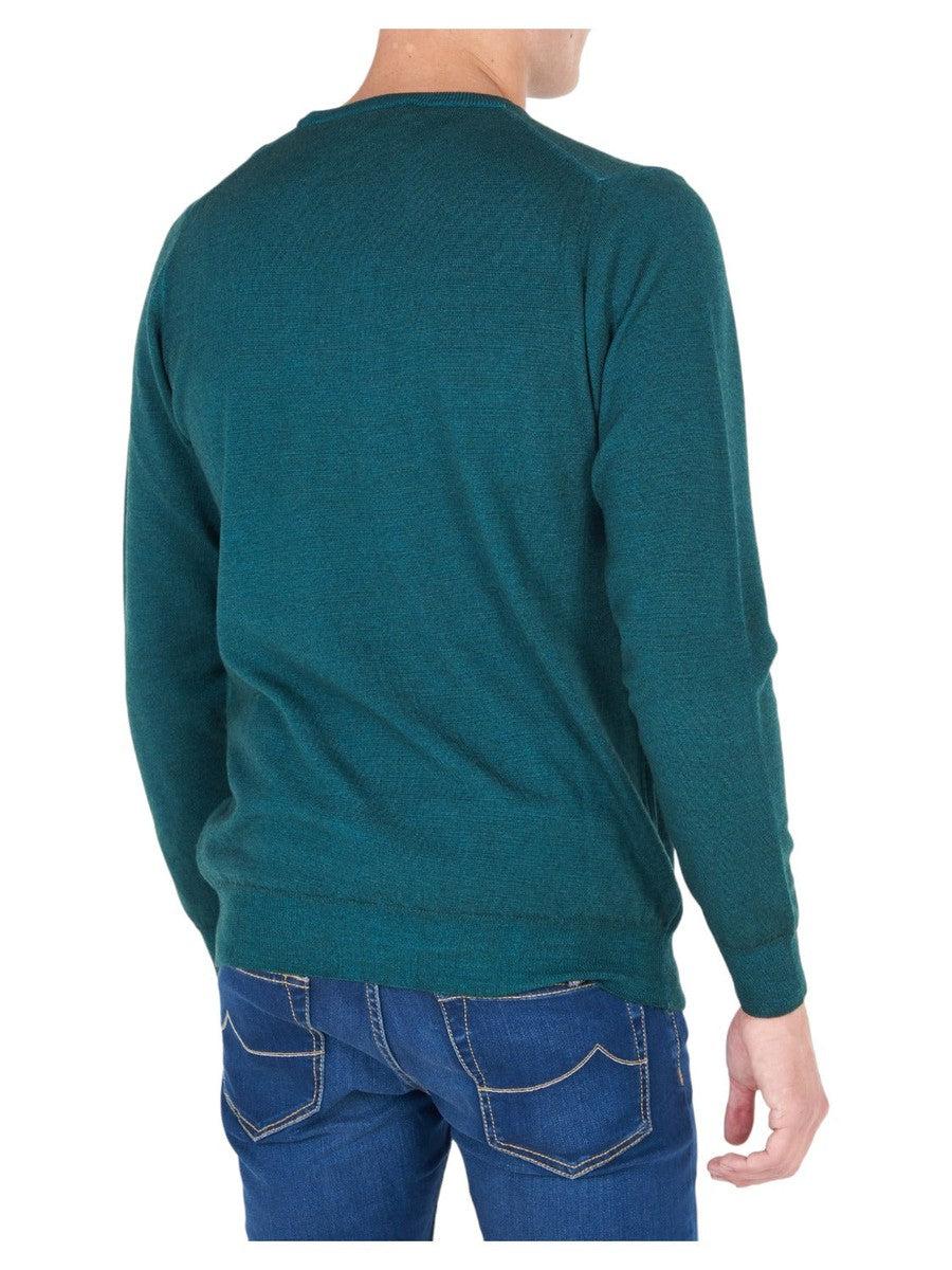 Maglia Girocollo Uomo in Lana Merinos 100%-JEORDIE'S-Maglieria-Vittorio Citro Boutique