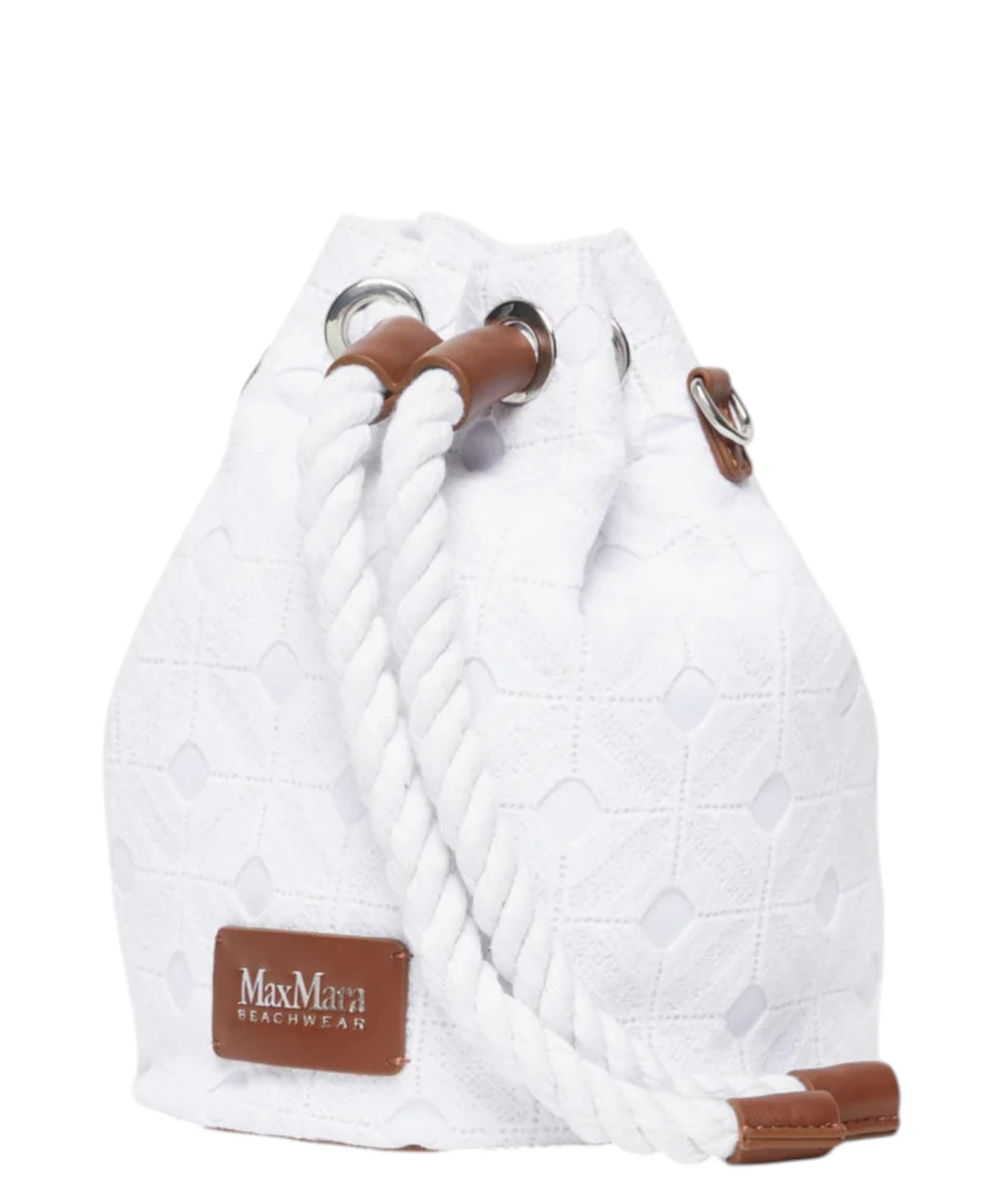 Sac seau en macramé Max Mara Beachwear