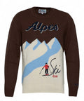 Maglione Bombardino in misto cashmere con ricamo Alpes-Mc2 Saint Barth-Maglieria-Vittorio Citro Boutique