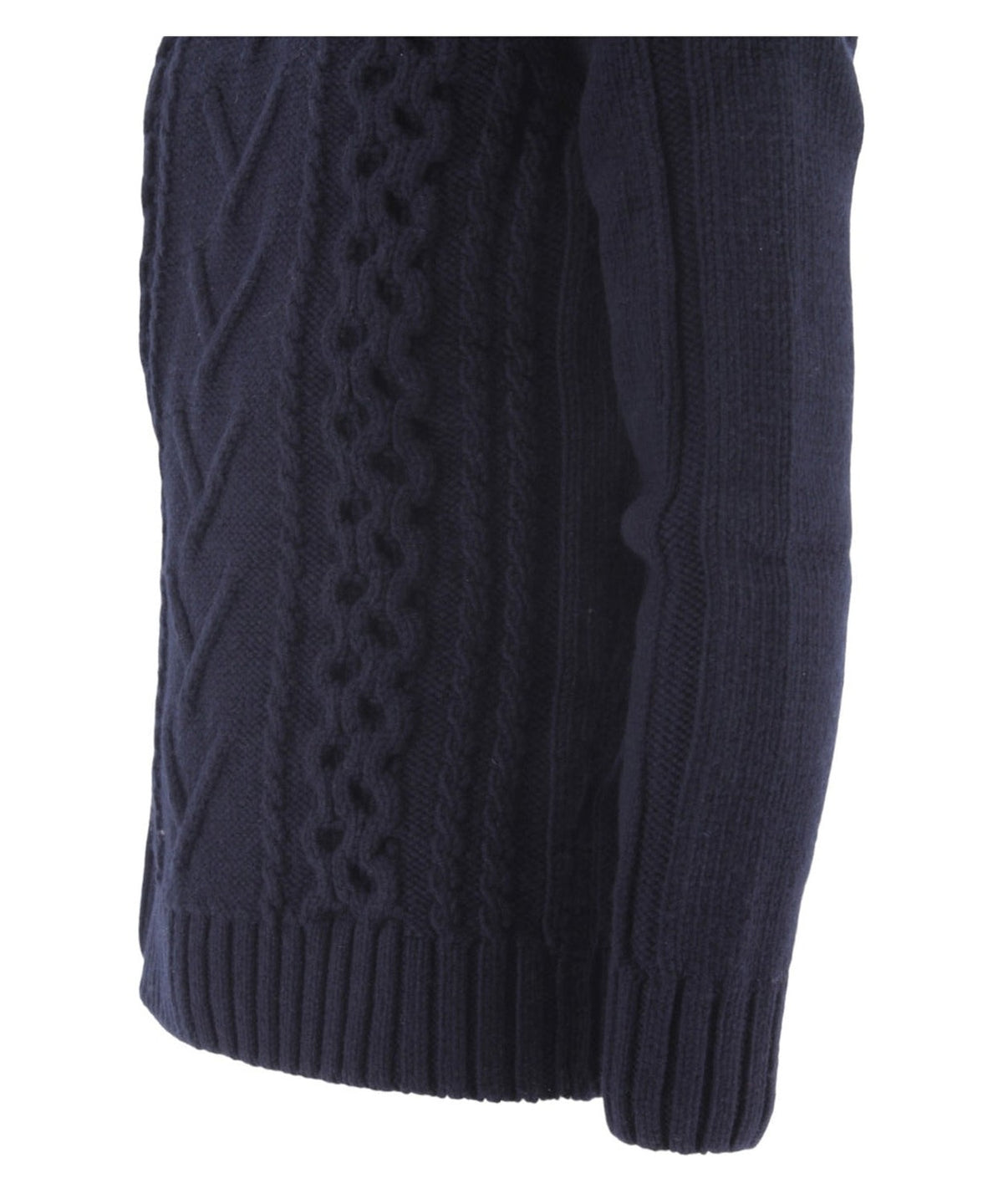 Girocollo trecce e rombi-H953-Maglieria-Vittorio Citro Boutique