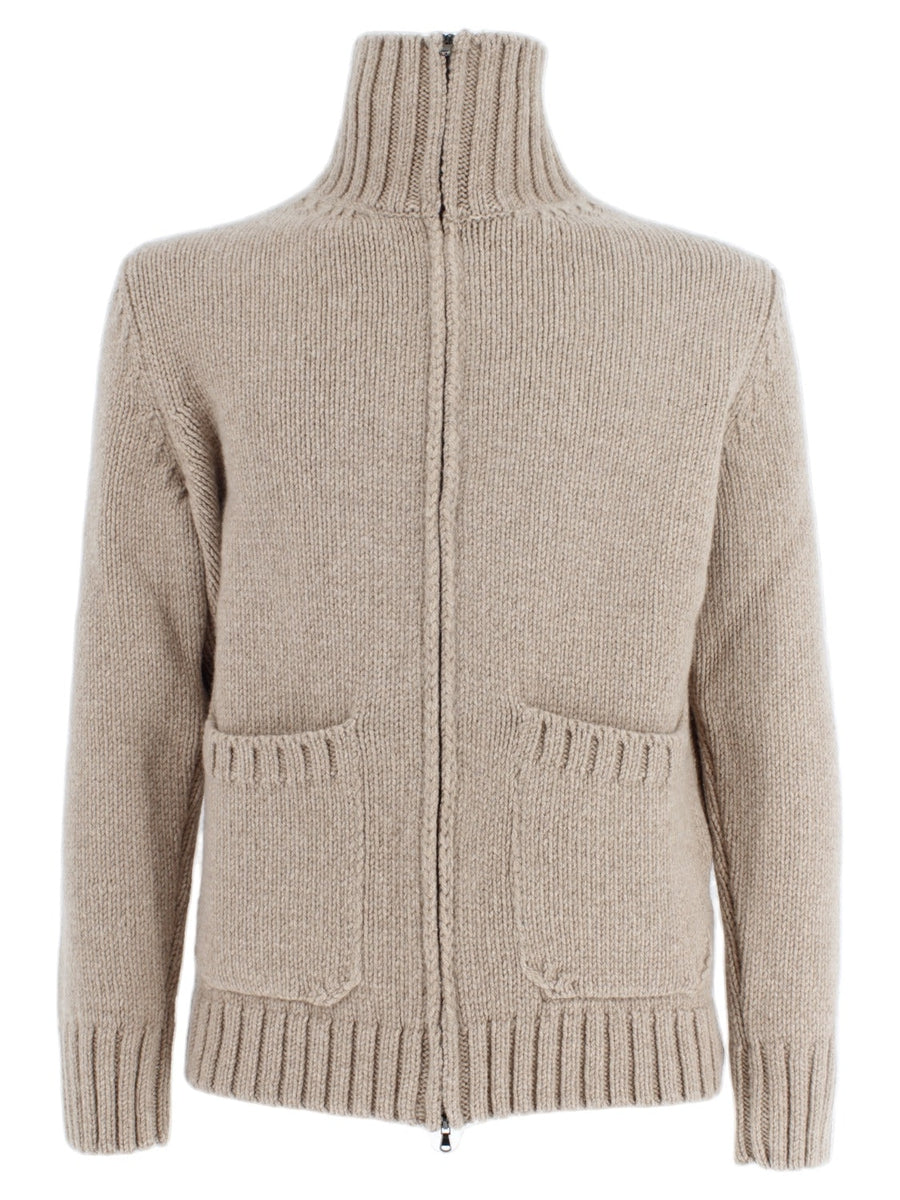 Tokio full zip con tasche-H953-Maglieria-Vittorio Citro Boutique