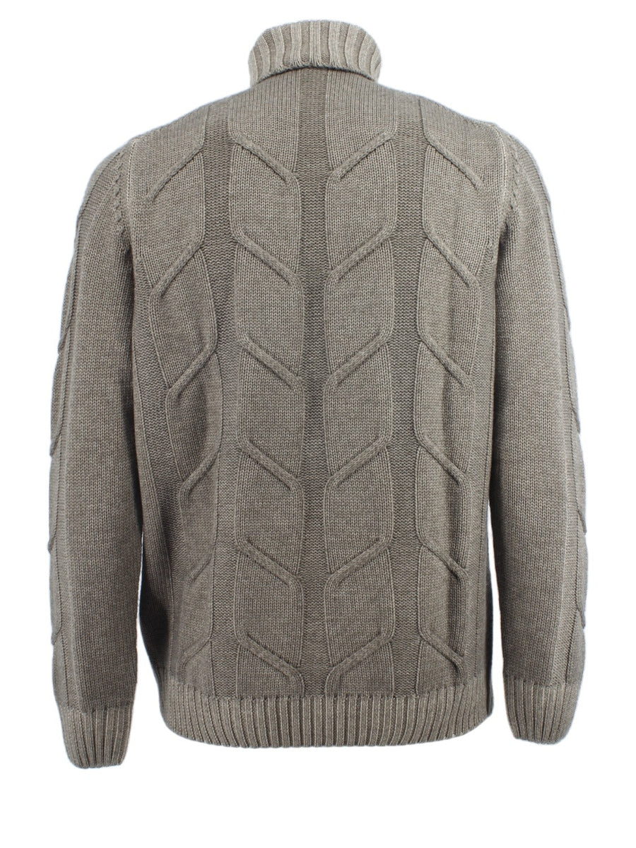 Dolcevita treccia-H953-Maglieria-Vittorio Citro Boutique