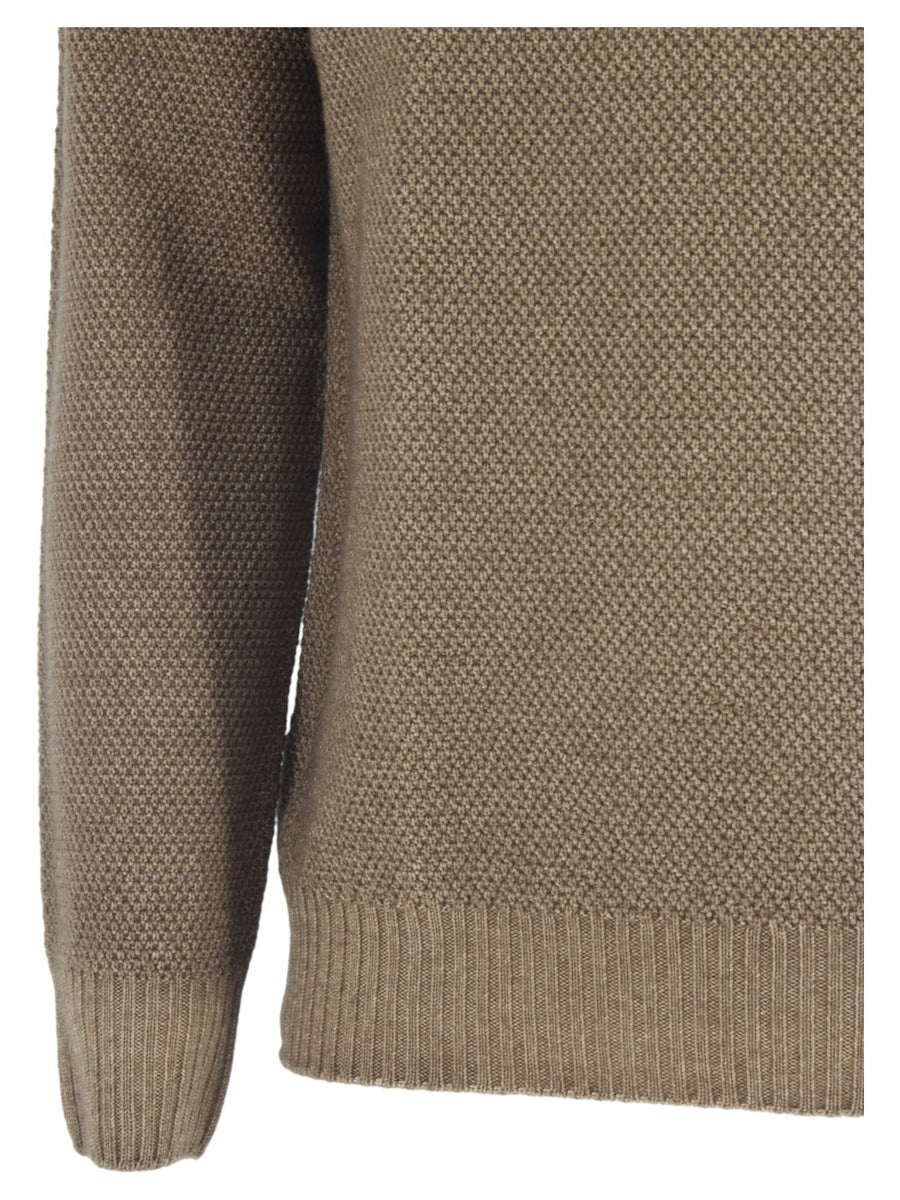 Girocollo grana di riso-H953-Maglieria-Vittorio Citro Boutique