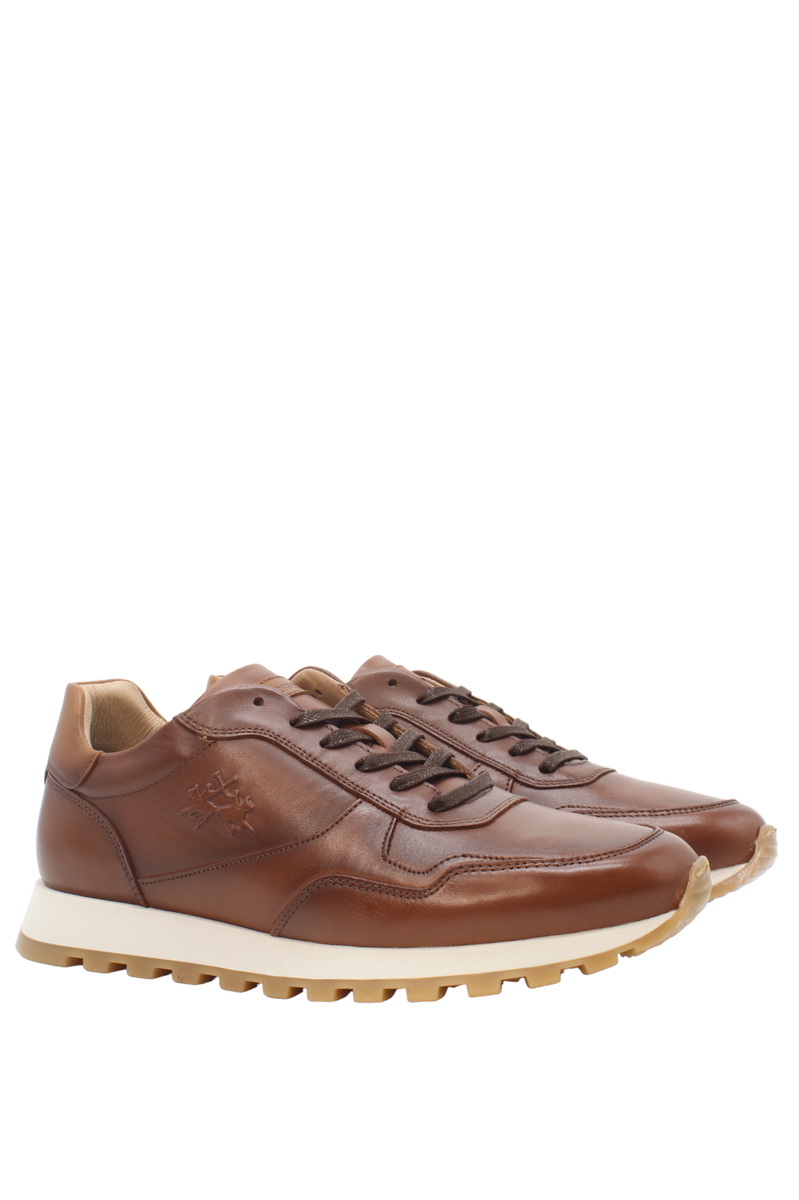 Sneakers uomo cuoio-La Martina-Sneakers-Vittorio Citro Boutique