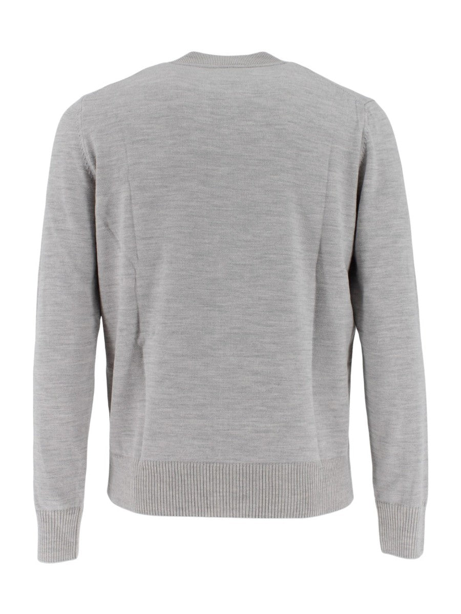 Maglia Baseball con Zip Integrale-H953-Maglieria-Vittorio Citro Boutique