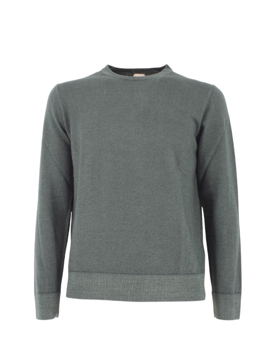 Girocollo Basico in Pura Lana Merinos-H953-Maglieria-Vittorio Citro Boutique