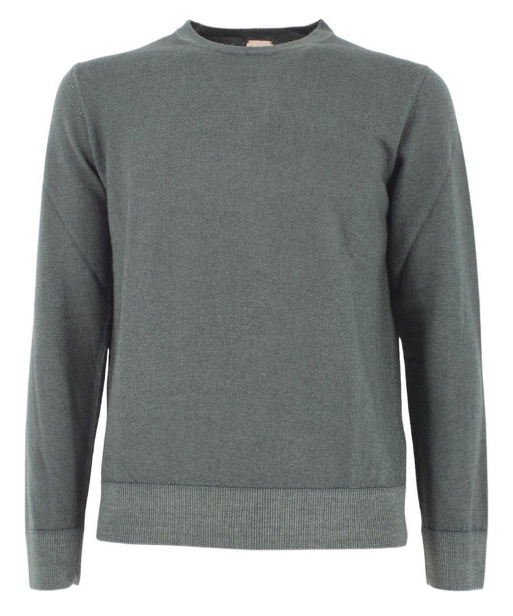Girocollo Basico in Pura Lana Merinos-H953-Maglieria-Vittorio Citro Boutique