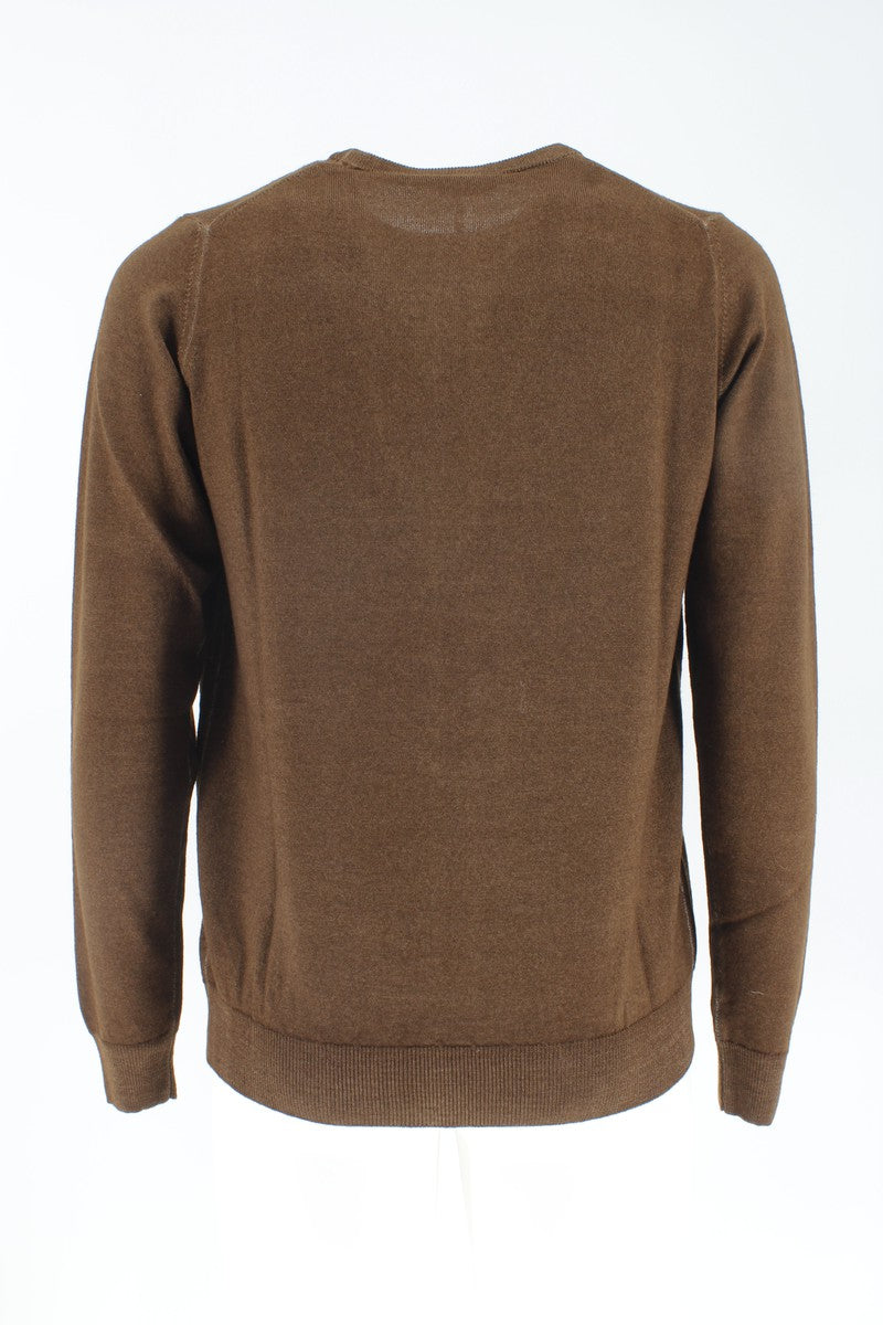 Maglia Girocollo Uomo in Lana Merinos 100%-JEORDIE'S-Maglieria-Vittorio Citro Boutique