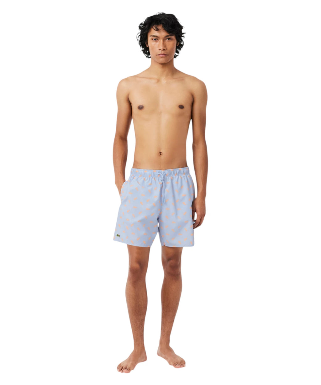 Boxer de bain homme Lacoste avec impression crocodile