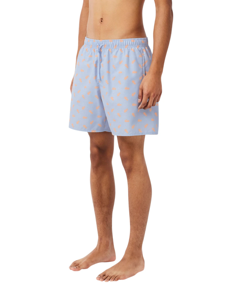 Boxer de bain homme Lacoste avec impression crocodile
