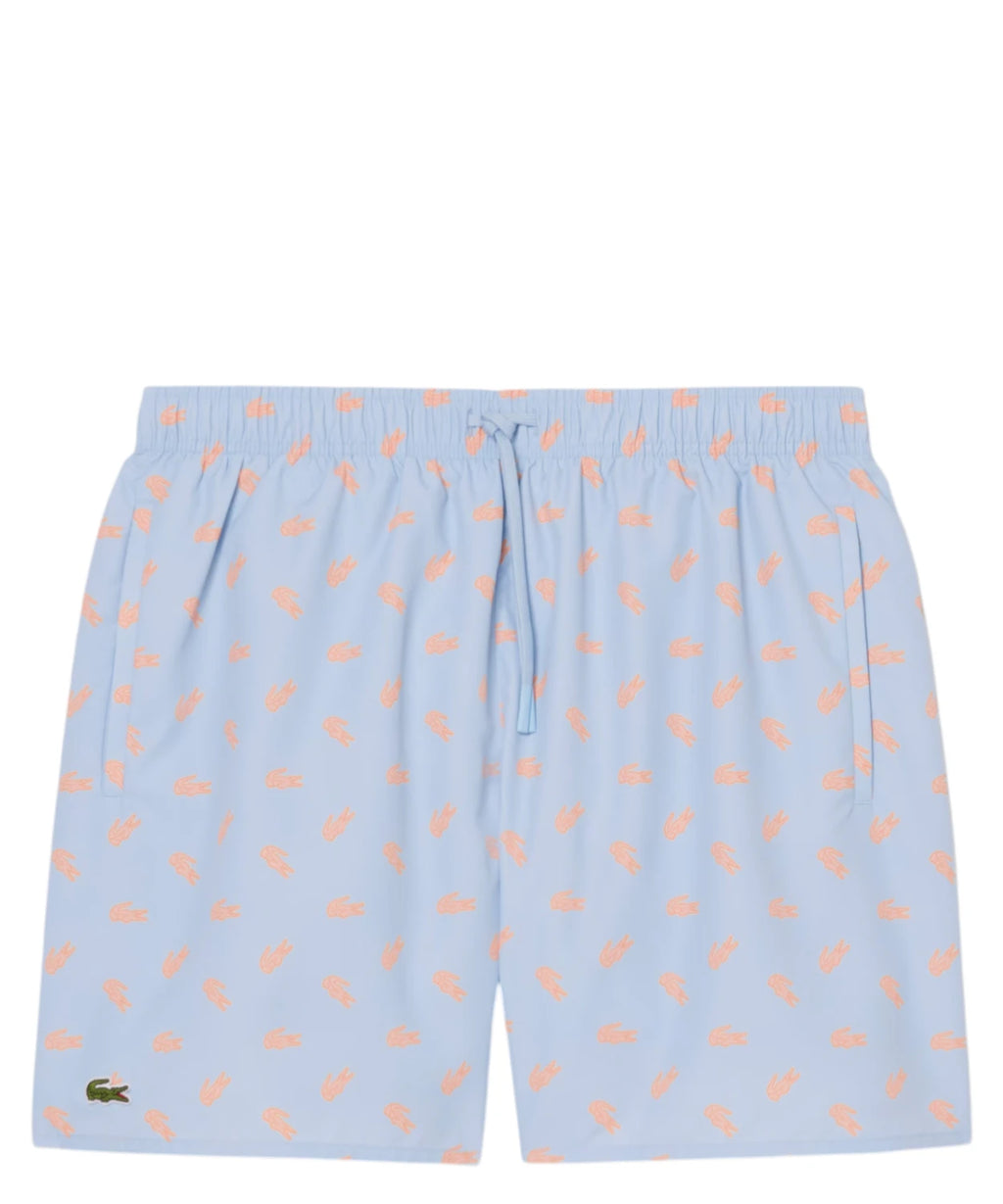Boxer de bain homme Lacoste avec impression crocodile