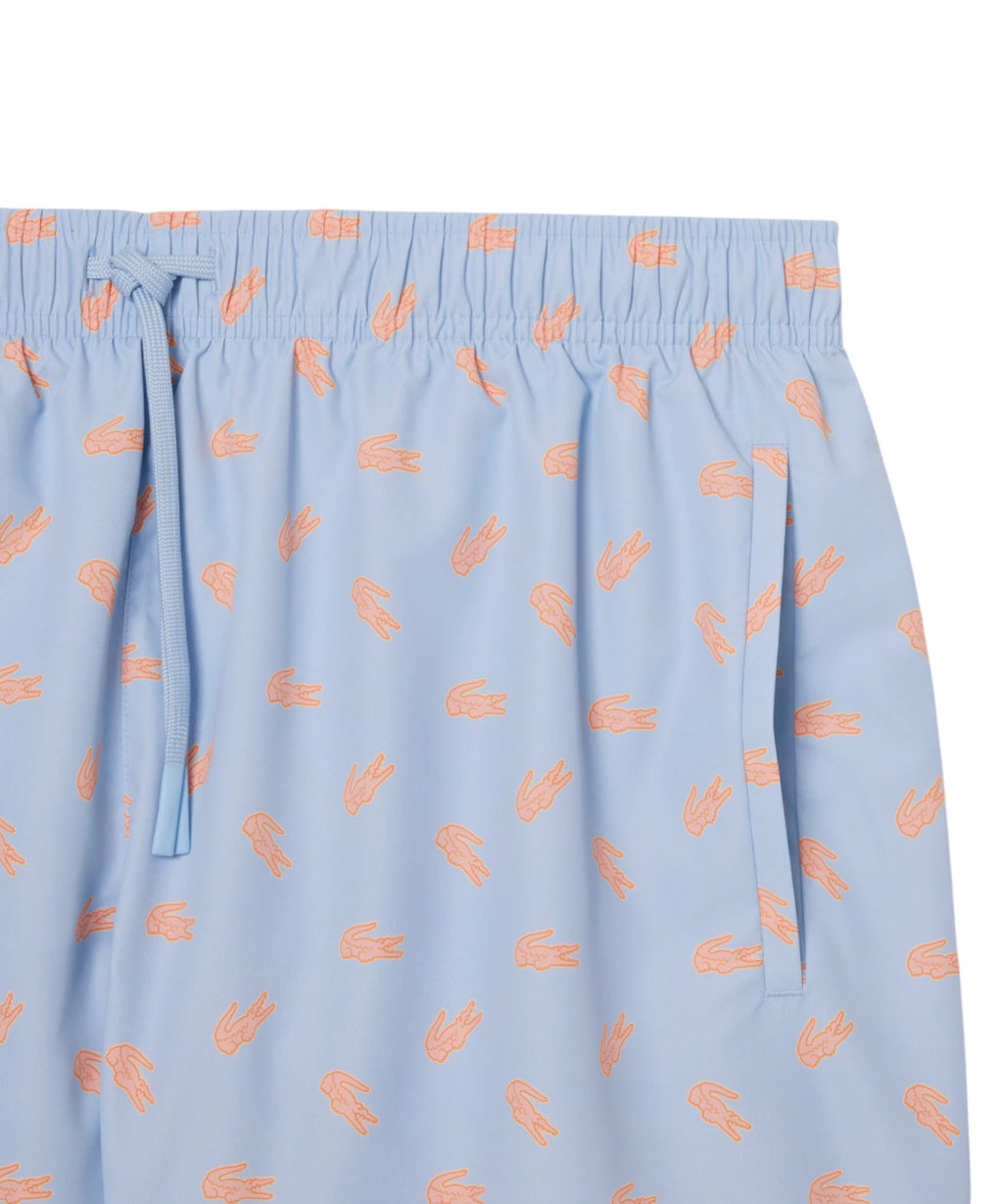 Boxer de bain homme Lacoste avec impression crocodile