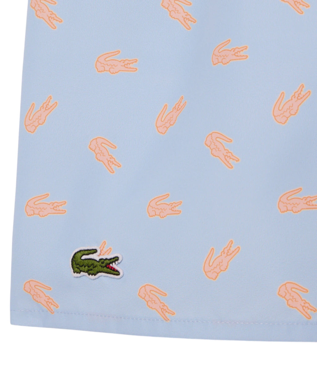 Boxer de bain homme Lacoste avec impression crocodile