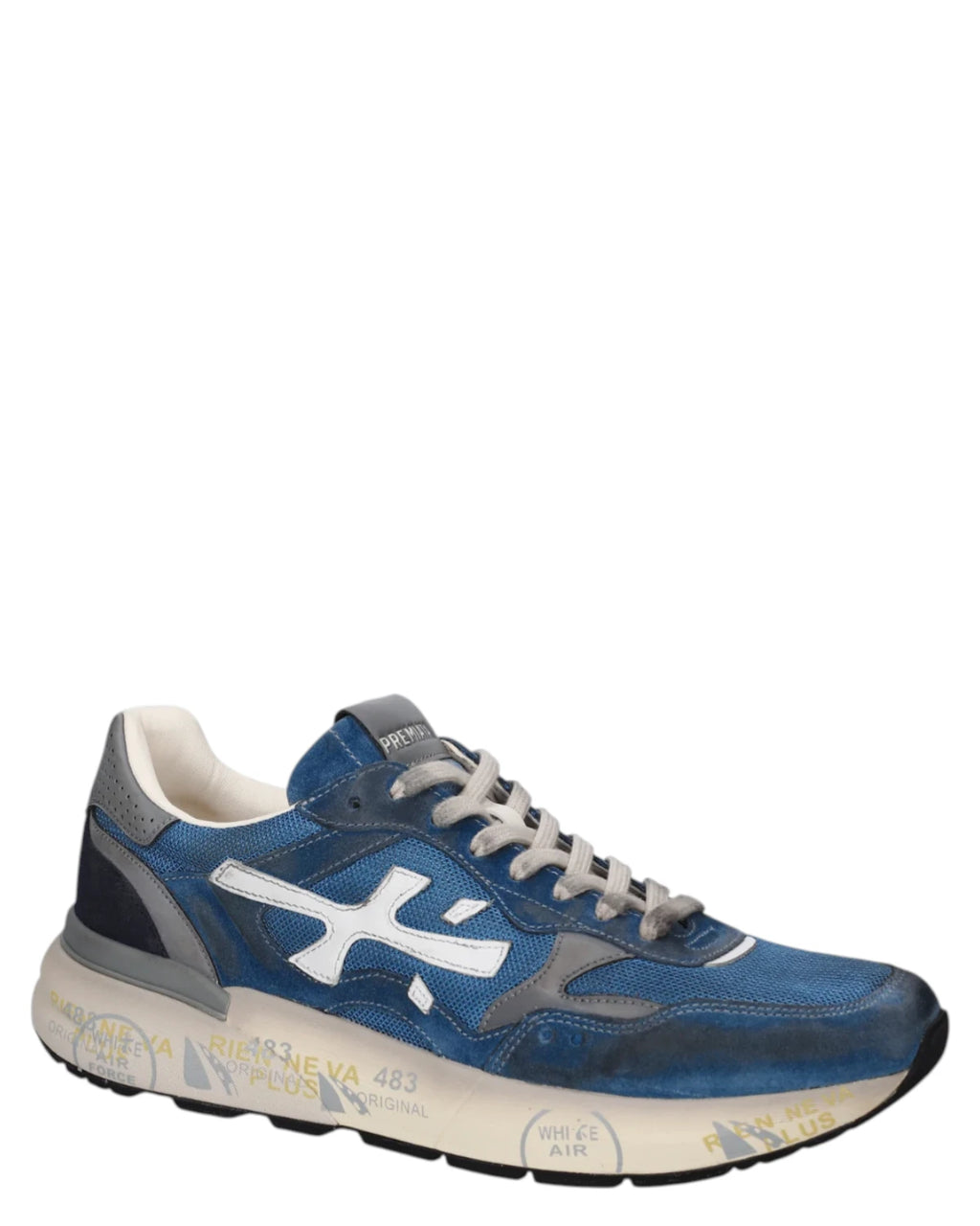 Baskets Homme Premiata Mick 0.1 8120 avec Semelle Plateforme