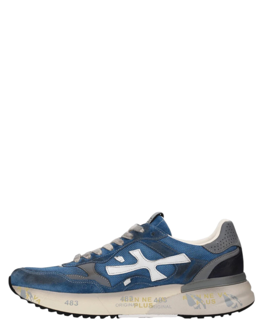 Baskets Homme Premiata Mick 0.1 8120 avec Semelle Plateforme