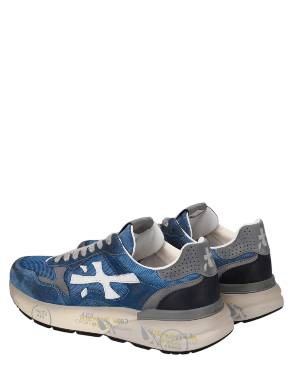 Baskets Homme Premiata Mick 0.1 8120 avec Semelle Plateforme