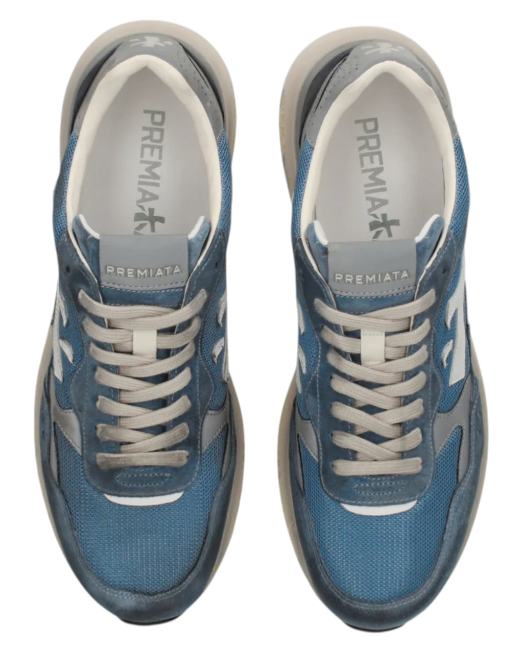 Baskets Homme Premiata Mick 0.1 8120 avec Semelle Plateforme