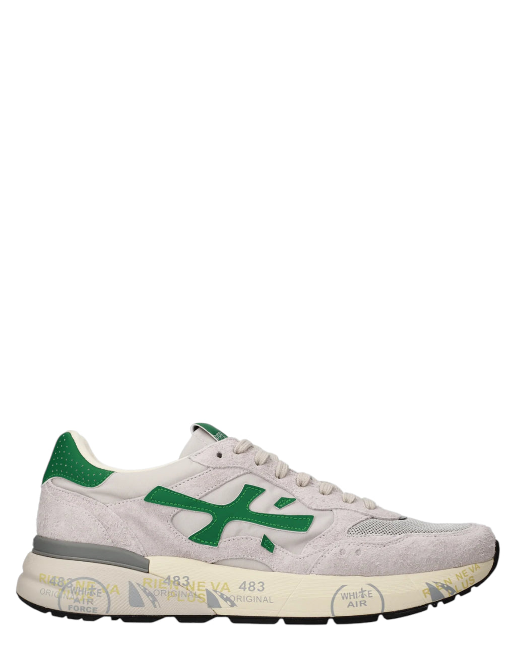 Premiata Mick 0.1 8238 Baskets avec semelle de 4,2 cm
