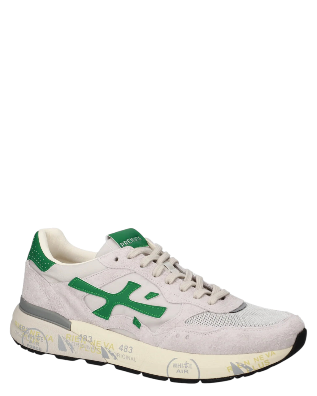 Premiata Mick 0.1 8238 Baskets avec semelle de 4,2 cm