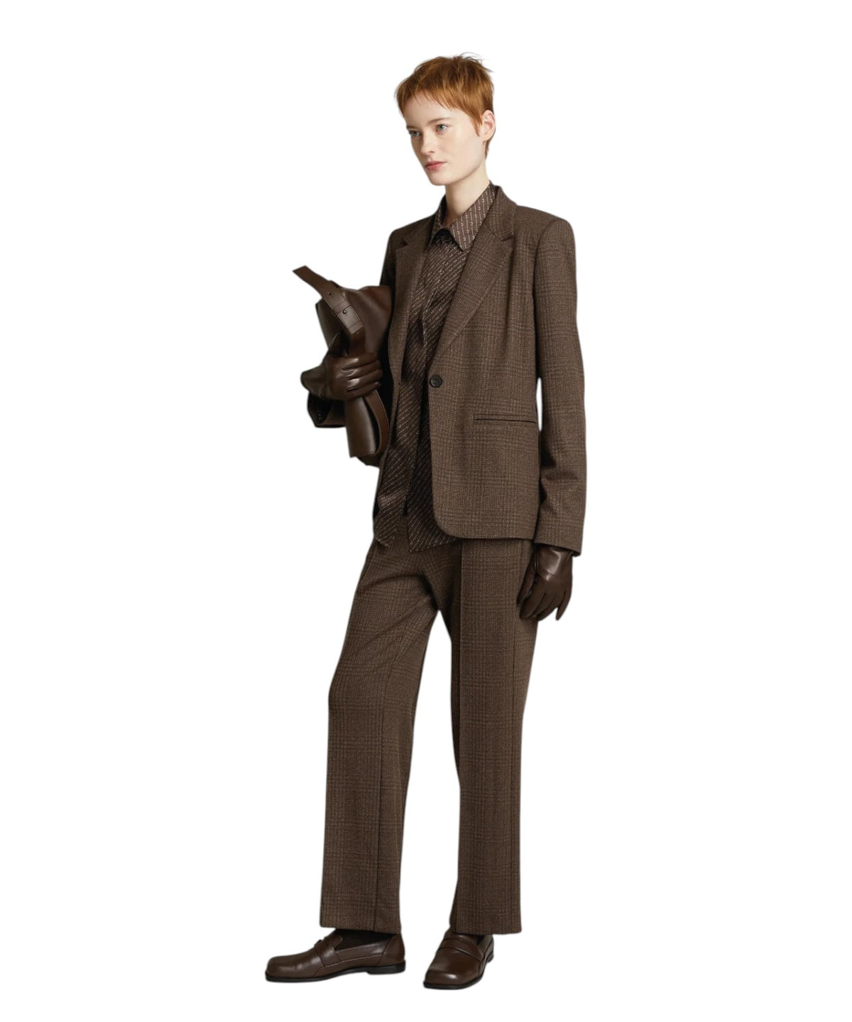 Pantalons MM Max Mara Prince de Galles Cropped